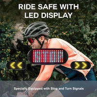 Led Helmet Display, Warning Light Night Riding Taillight for Motorcycle Bike Helmet