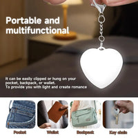 Touch Sensitive LED Charging Lamp Purse Light Handbag with Automatic Sensor Bed Lamp Heart Light Gift Ideas Women Night Lamps