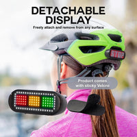 Led Helmet Display, Warning Light Night Riding Taillight for Motorcycle Bike Helmet