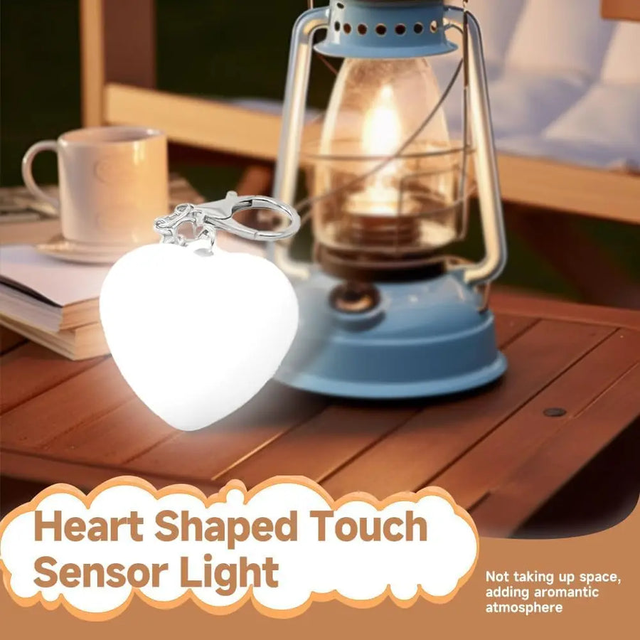 Touch Sensitive LED Charging Lamp Purse Light Handbag with Automatic Sensor Bed Lamp Heart Light Gift Ideas Women Night Lamps