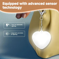 Touch Sensitive LED Charging Lamp Purse Light Handbag with Automatic Sensor Bed Lamp Heart Light Gift Ideas Women Night Lamps